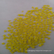 Yellow Star Shape Enzyme Speckles For Laundry Powder
